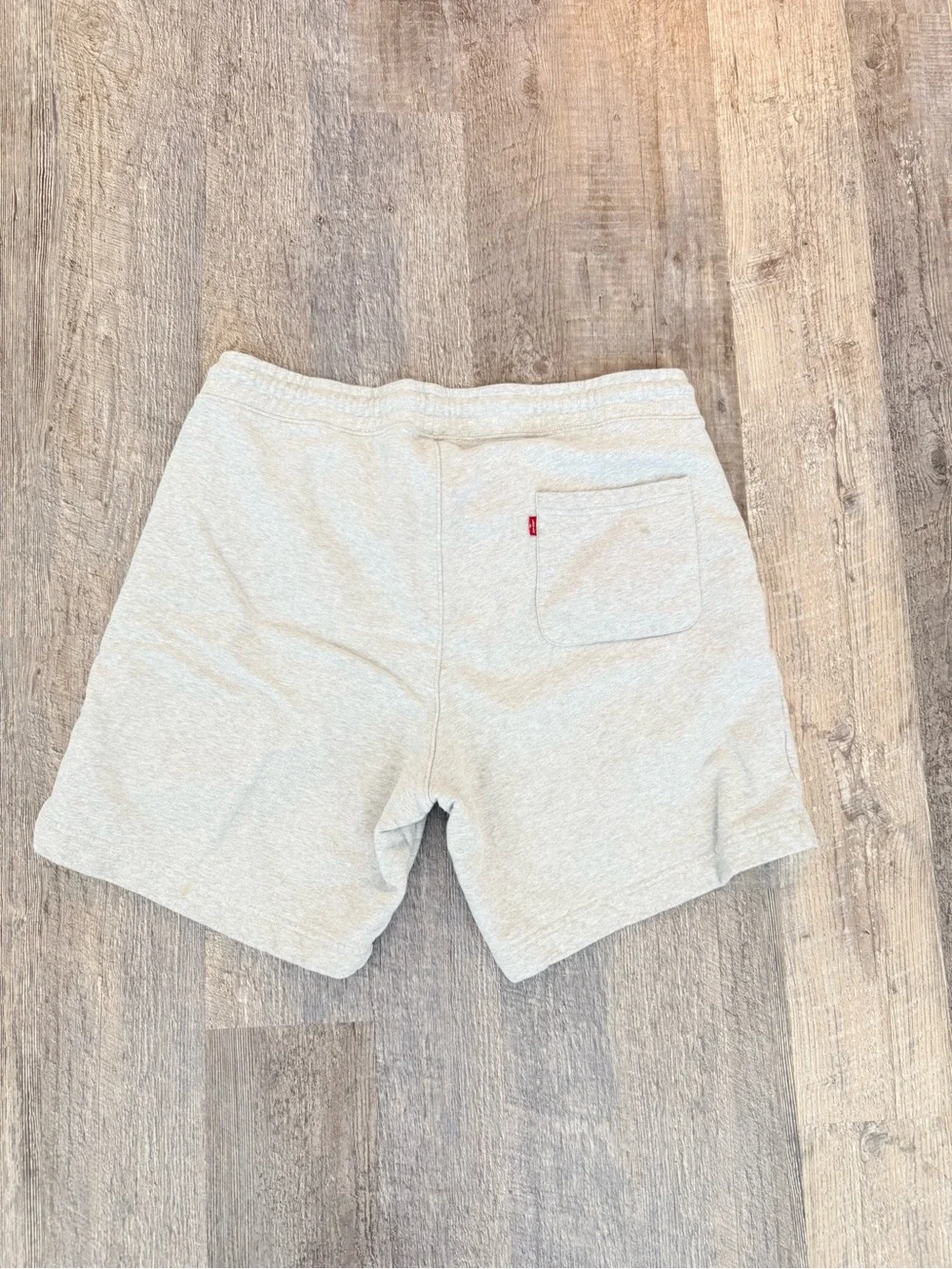 Levi’s Sweat Shorts Men’s L Gray Fleece Drawstring Lounge Casual